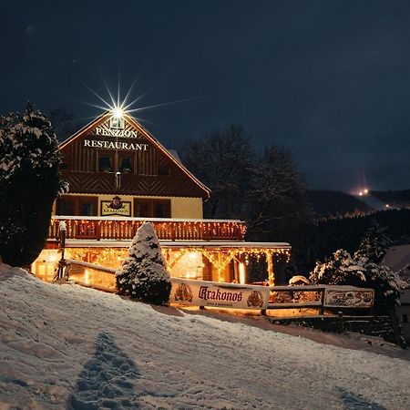 Pension & Restaurant Krakonos Harrachov Exterior foto
