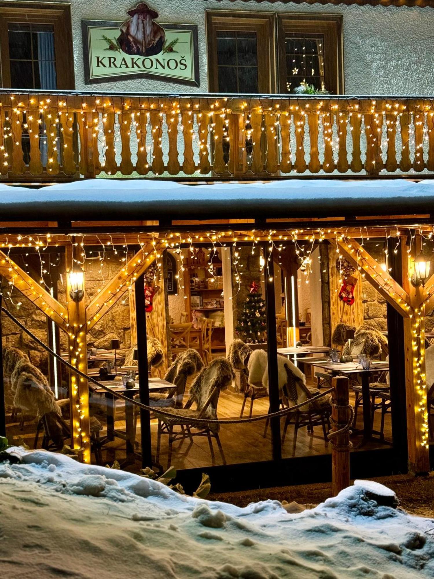 Pension & Restaurant Krakonos Harrachov Exterior foto